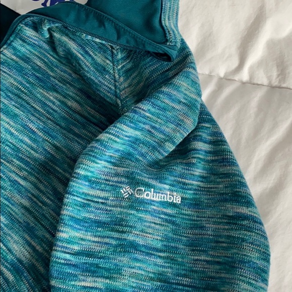 Columbia Blue & Green Half Zip - Picture 5 of 7